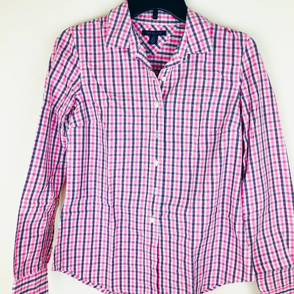 Used Women Small Tommy Hilfiger Button Down Shirt - Picture 1 of 6